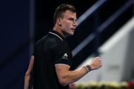 Marton Fucsovics at the 2021 Qatar ExxonMobil Open